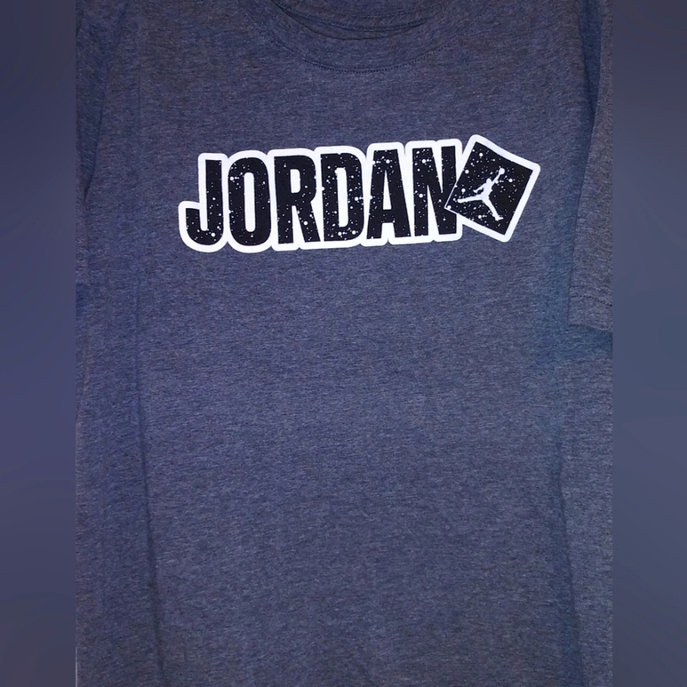 Gray Michael Jordan Short Sleeve T-Shirt
